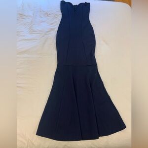 Missguided Navy Blue Maxi Dress Size 4